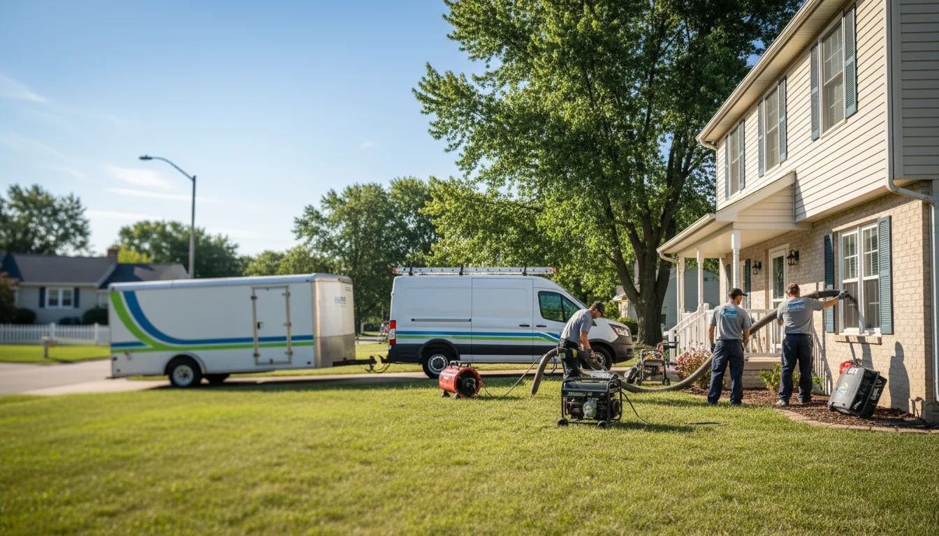 Flooded Basement Restoration And Cleanup With Repair in Vincent, IA near me